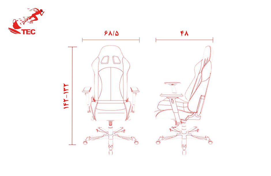 صندلی گیمینگ سری کینگ KS06
