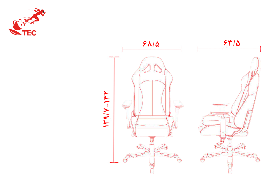 صندلی گیمینگ سری سنتینل SJ00