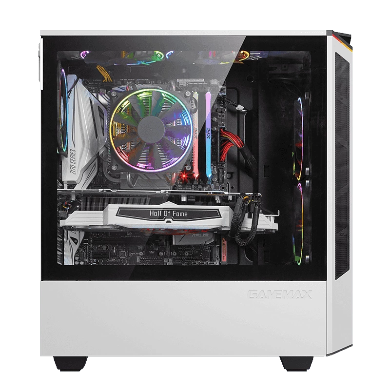 کیس کامپیوتر GAME MAX Paladin T801 رنگ سفید