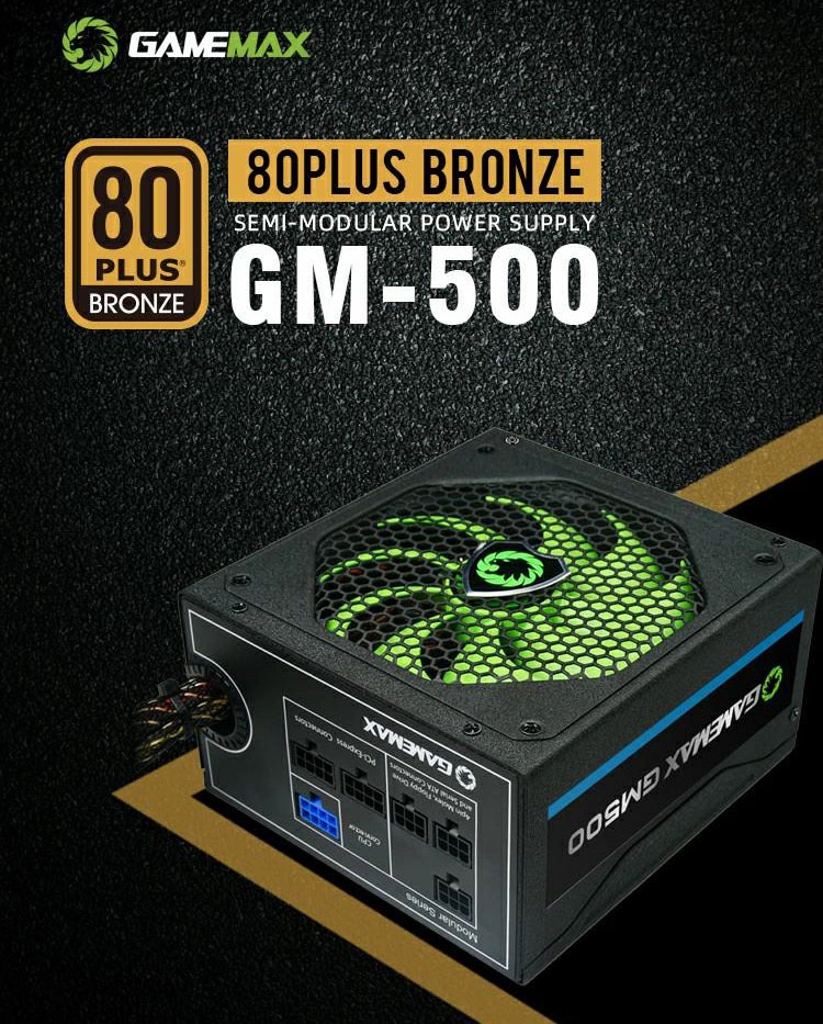 پاور - منبع تغذیه کامپیوتر GameMax GM 500