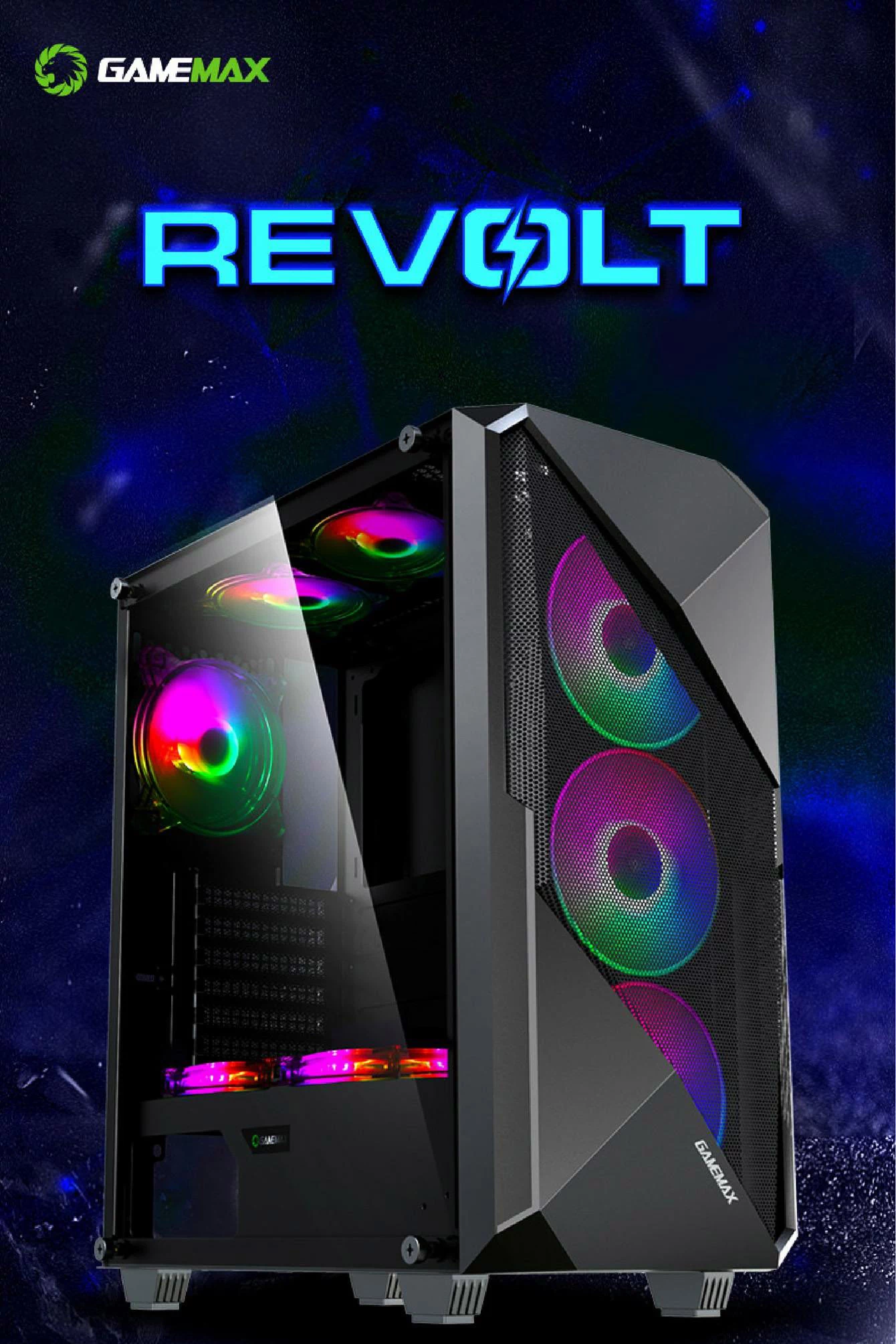 کیس کامپیوتر GAME MAX Revolt