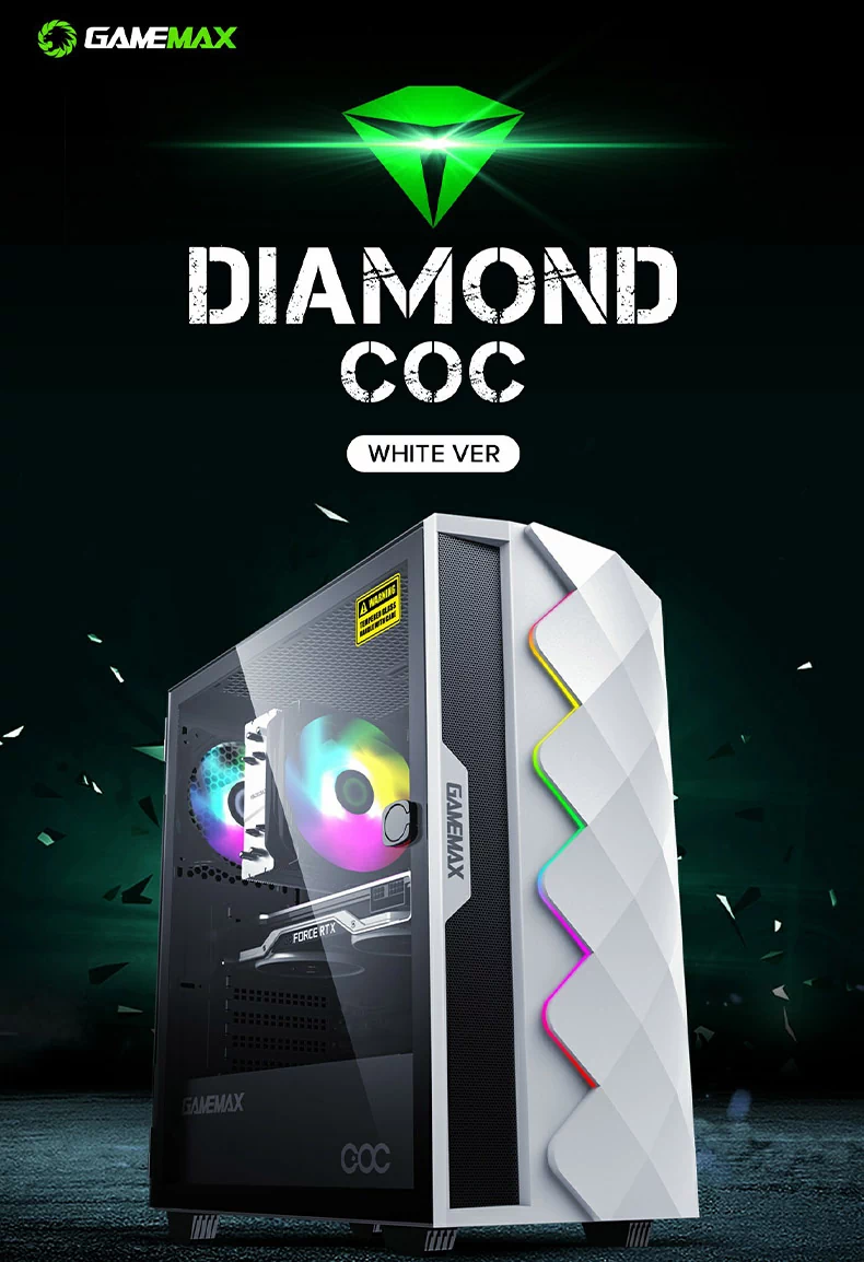 کیس کامپیوتر GAME MAX Diamond COC