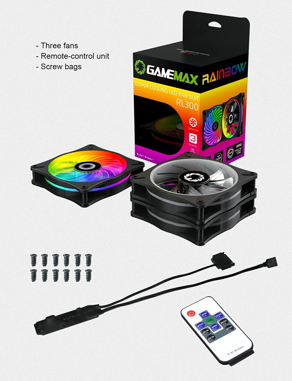 فن کیس گیم مکس Gamemax RL-300