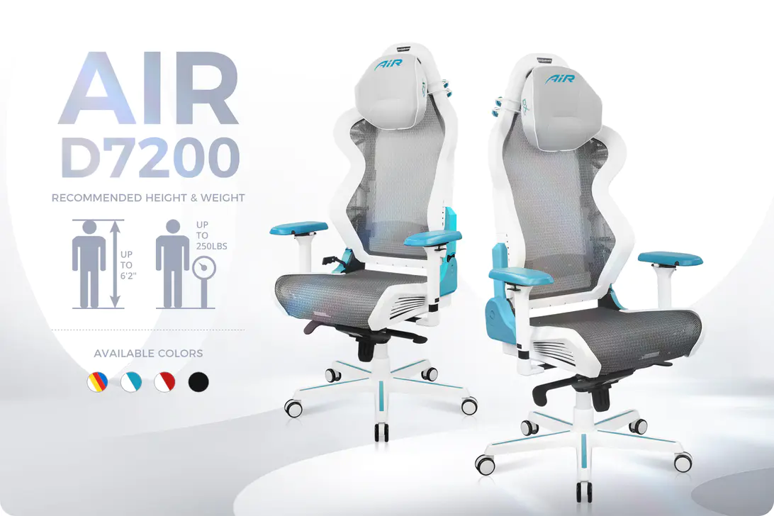 صندلی گیمینگ دی ایکس ریسر سری Air 2021 مدل OH/D7200/WQ.G
