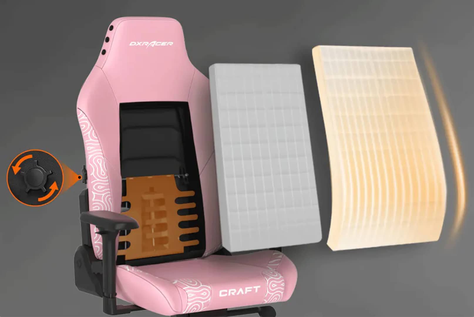 صندلی گیمینگ دی ایکس ریسر سری کرفت مدل Dxracer Craft D5000-P