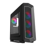 کیس کامپیوتر گیم مکس GAME MAX Asgard RGB (G516) رنگ مشکی