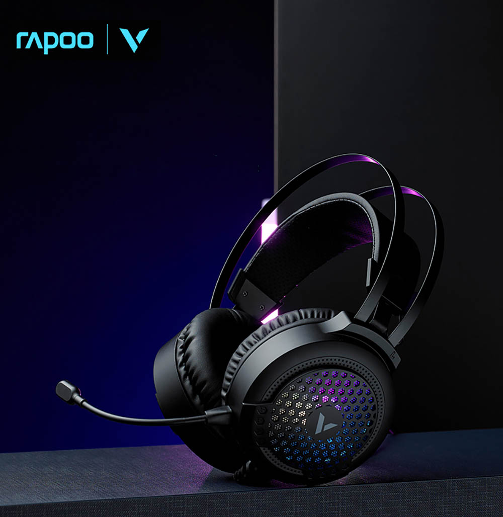 هدست گیمینگ رپو مدل Rapoo Gaming Headset IIIuminated VH120