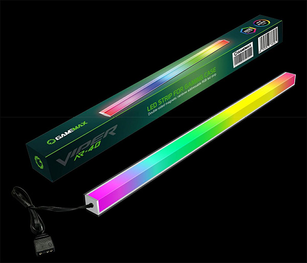 نوار نورپردازی RGB گیم مکس Gamemax Viper Ar40