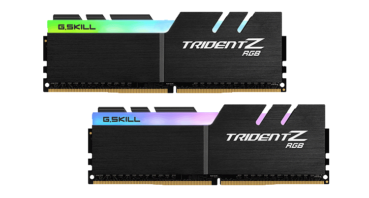 حافظه رم دسکتاپ دو کاناله G.SKiil مدل Trident Z RGB DDR4 64GB 3600MHz CL18