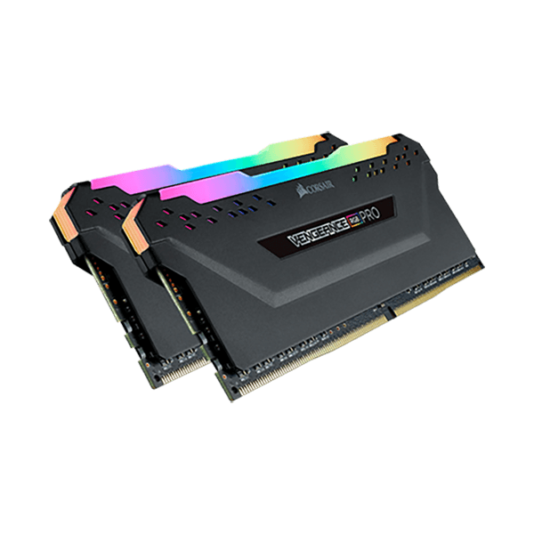 حافظه رم دسکتاپ دو کاناله Corsair مدل VENGEANCE RGB PRO 16GB Dual 3200MHz C16