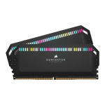 حافظه رم دسکتاپ دو کاناله Corsair مدل DOMINATOR PLATINUM RGB 32GB Dual DDR5 5200MHz C40