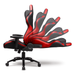 صندلی گیمینگ کولرمستر CoolerMaster Caliber R2 رنگ مشکی قرمز