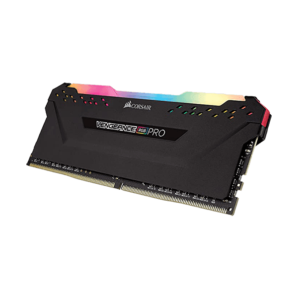حافظه رم دسکتاپ دو کاناله Corsair مدل VENGEANCE RGB PRO 16GB Dual 3000MHz C15
