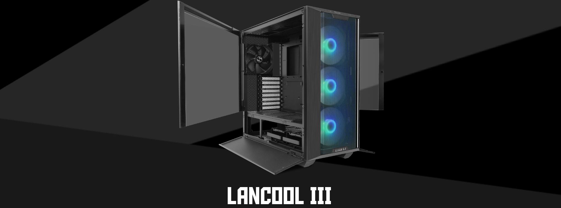 کیس گیمینگ لیان لی مدل Lancool III RGB Black رنگ مشکی