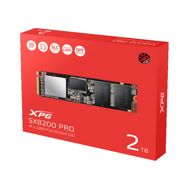 SSD ای دیتا مدل ADATA XPG SX8200 Pro 256GB 2280