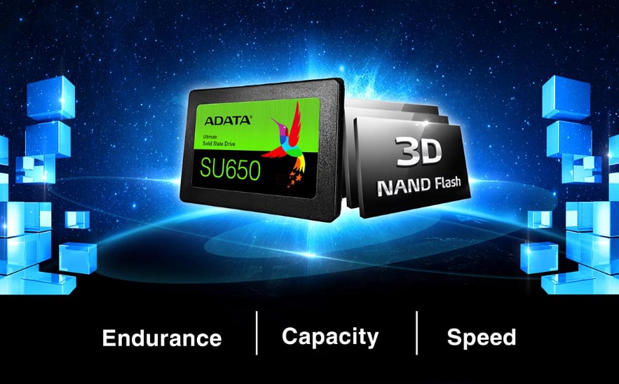 SSD ای دیتا مدل ADATA Ultimate SU650 120GB SATA III