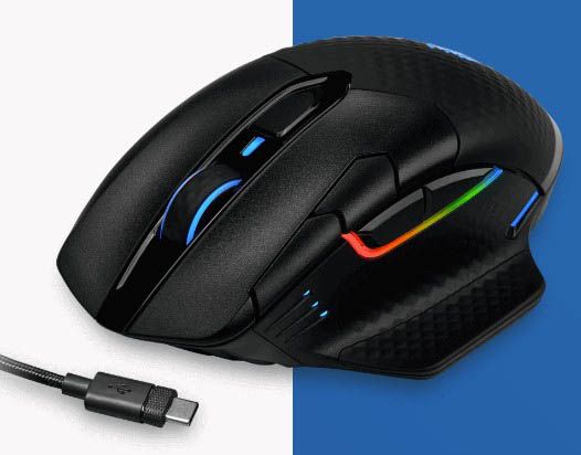 موس گیمینگ Corsair مدل DARK CORE RGB PRO SE Wireless
