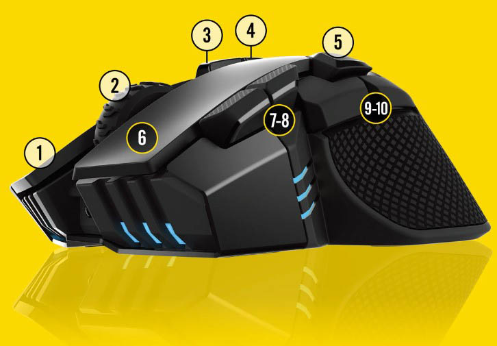 موس گیمینگ Corsair مدل IRONCLAW RGB WIRELESS