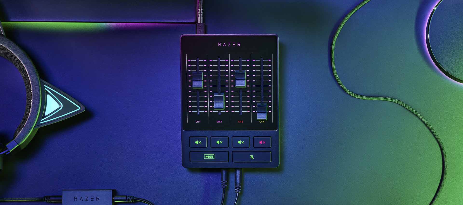 میکسر صدای ریزر مدل Razer Audio Mixer