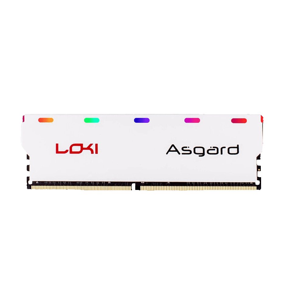 حافظه رم دسکتاپ دو کاناله آزگارد مدل Asgard Loki W1 RGB DDR4 16GB 3000MHz