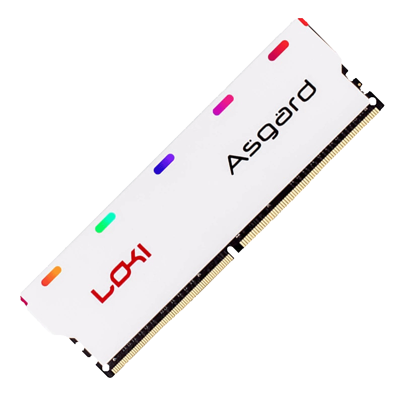 حافظه رم دسکتاپ دو کاناله آزگارد مدل Asgard Loki W1 RGB DDR4 16GB 3200MHz