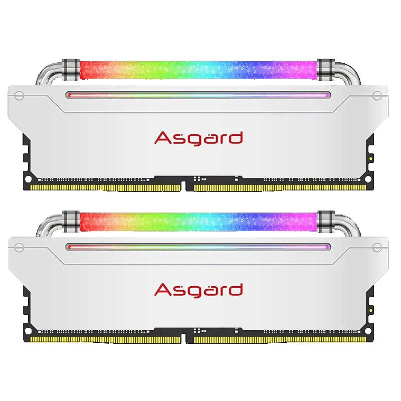 حافظه رم دسکتاپ دو کاناله آزگارد مدل Asgard Loki RGB DDR4 16GB 3600MHz