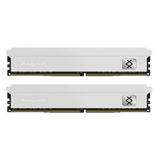 حافظه رم دسکتاپ دو کاناله آزگارد مدل Asgard Freyr DDR5 16GB 4800MHz Silver