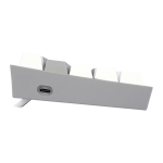 کيبورد گیمینگ ردراگون مدل Redragon Fizz K617 رنگ طوسی سفید