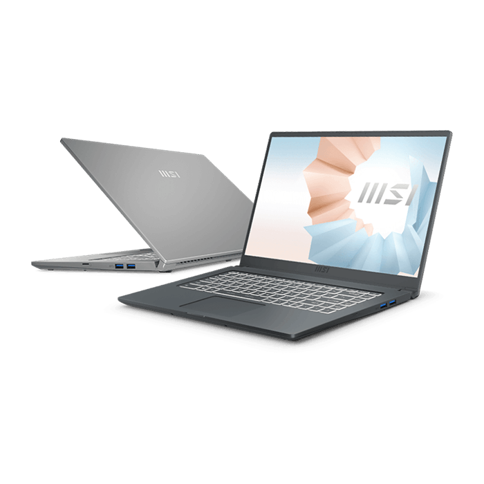 لپ تاپ گیمینگ ام اس ای مدل Modern 15 A11MU/i7 Dark Gray