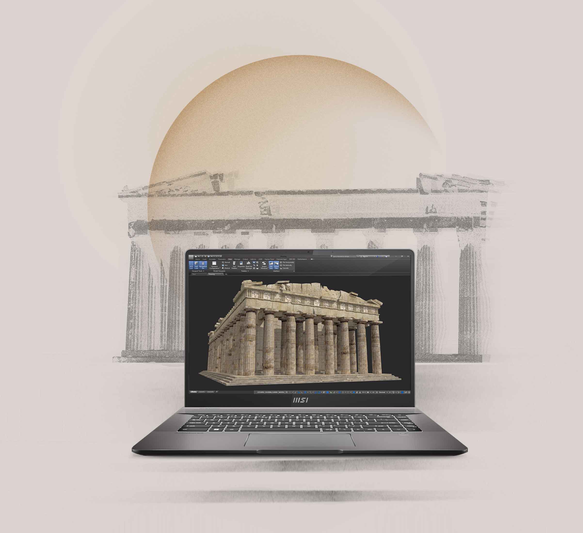 لپ تاپ گیمینگ ام اس ای مدل Creator Z16 - A12UET لپ تاپ گیمینگ ام اس ای مدل Creator Z16 - A12UET