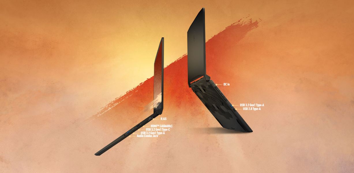 لپ تاپ گیمینگ ام اس ای مدل MSI Katana GF66 - 12UCO لپ تاپ گیمینگ ام اس ای مدل MSI Katana GF66 - 12UCO