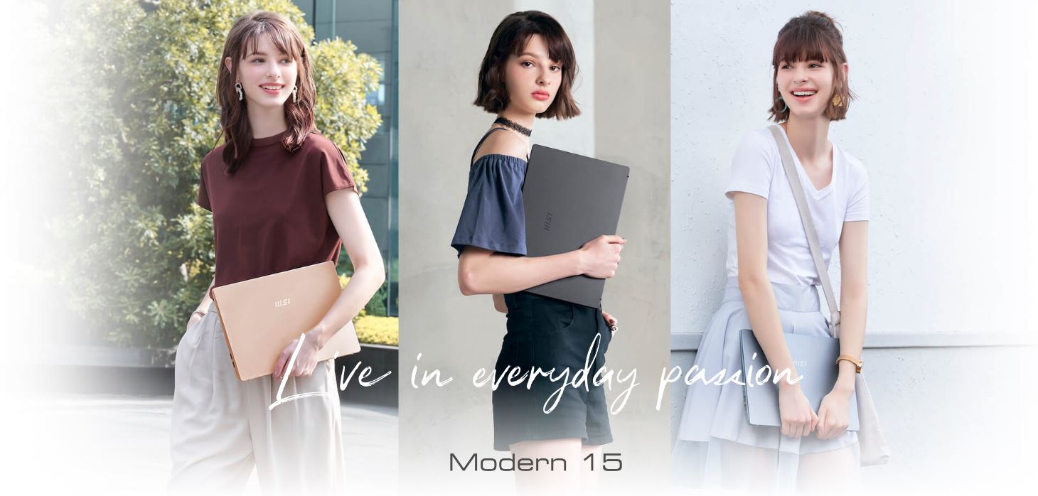 لپ تاپ گیمینگ ام اس ای مدل Modern 15 A11MU/i7 Dark Gray لپ تاپ گیمینگ ام اس ای مدل Modern 15 A11MU/i7 Dark Gray