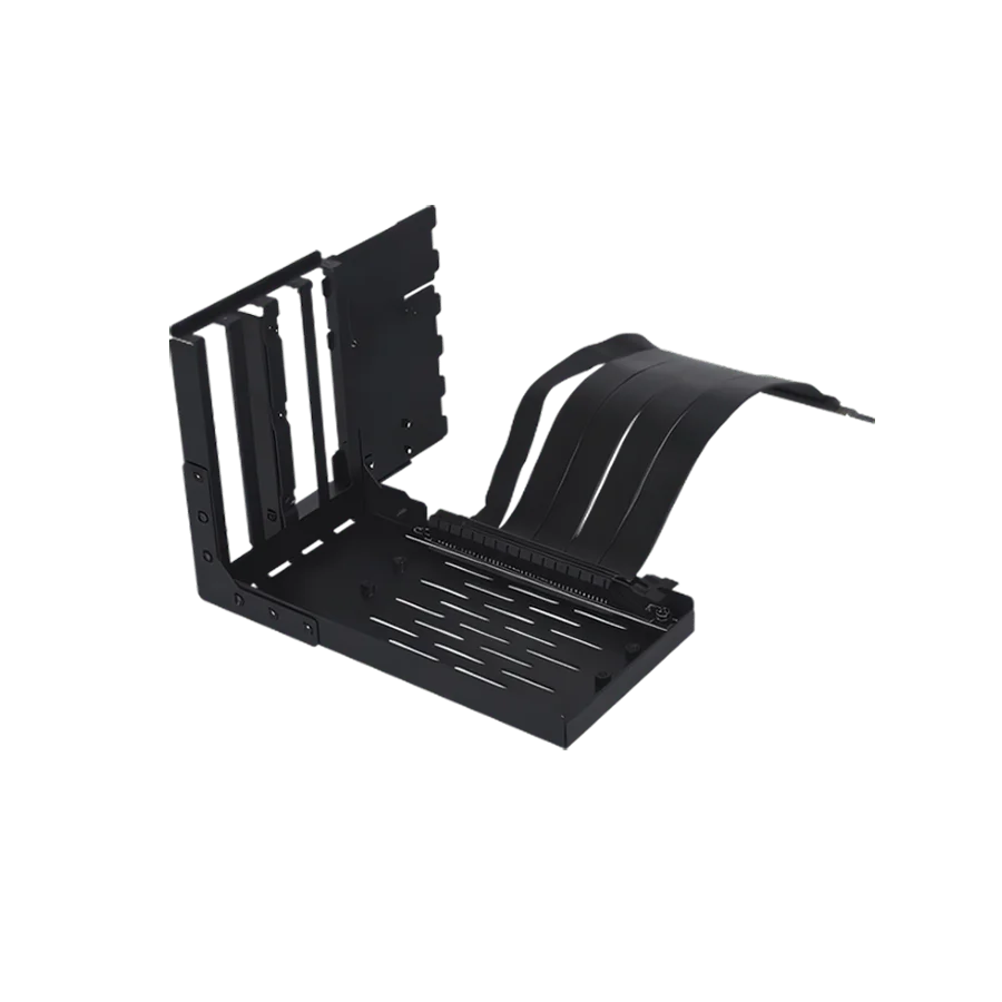 کابل و براکت نصب عمودی کارت گرافیک لیان لی UNIVERSAL PCI 4.0 Black مشکی