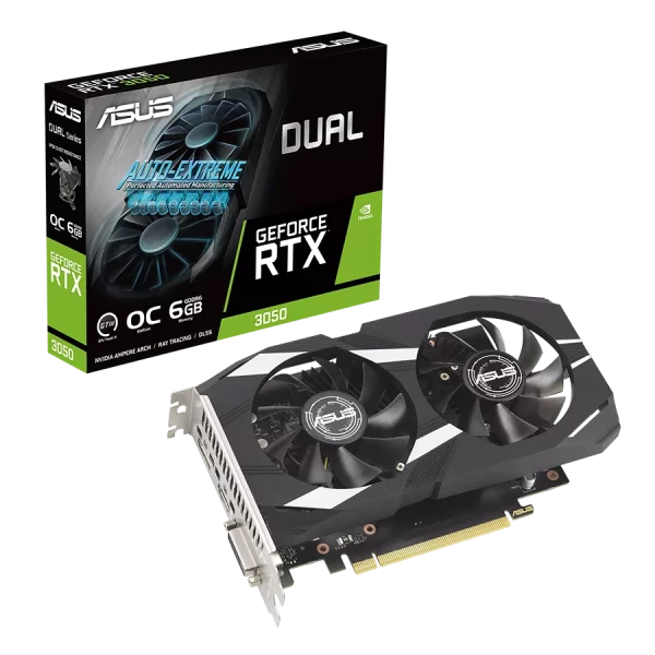 کارت گرافیک ایسوس ASUS DUAL RTX 3050 6GB OC