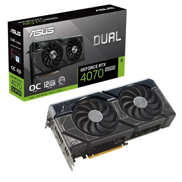 کارت گرافیک ایسوس ASUS DUAL RTX 4070 SUPER 12GB OC