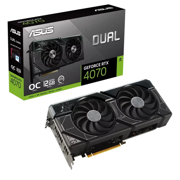 کارت گرافیک ایسوس ASUS DUAL RTX 4070 12GB OC