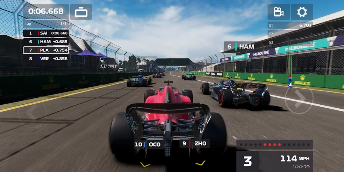 بازی‌ ماشینی F1 Mobile Racing