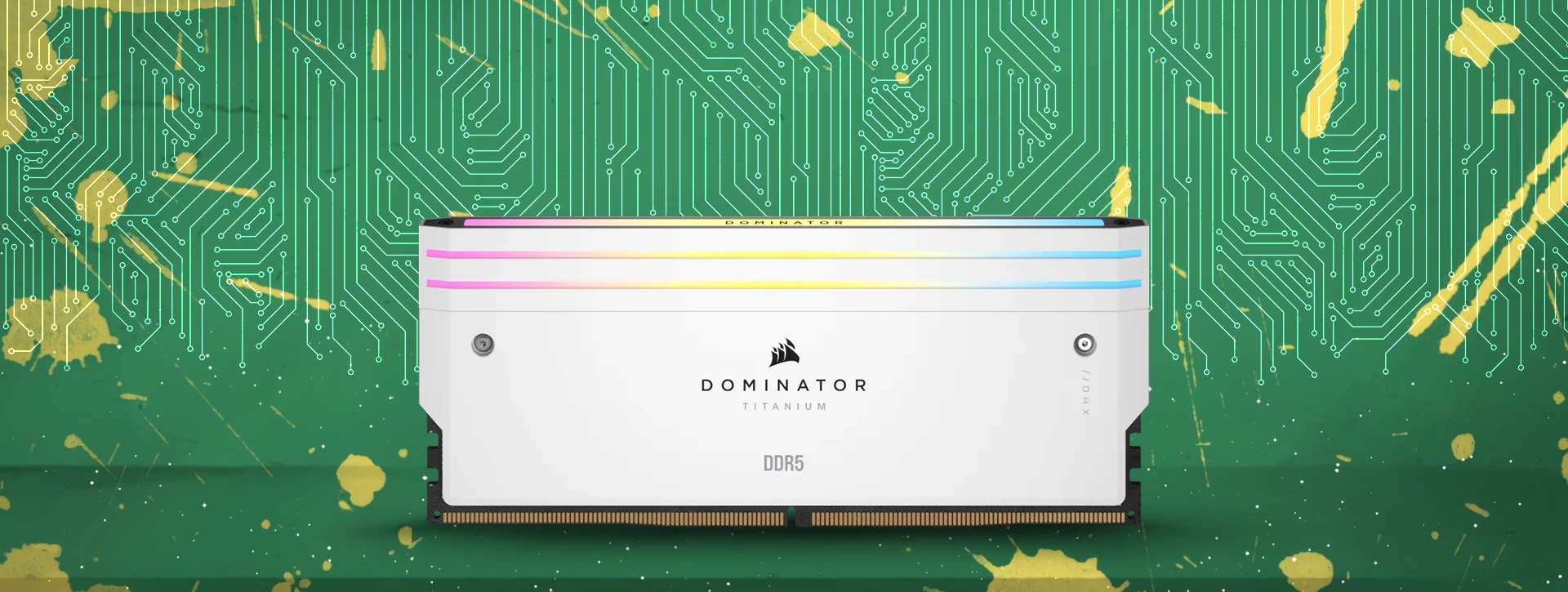 حافظه رم Corsair مدل DOMINATOR TITANIUM 32GB 6000 (2x16) White