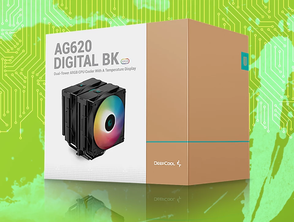 خنک کننده پردازنده دیپ کول AG620 Digital BK ARGB