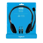 هدست لاجیتک Logitech Headset H110 Ag Dark Grey | فروشگاه گیمینگ تکاف