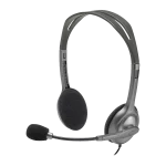 هدست لاجیتک Logitech Headset H110 Ag Dark Grey | فروشگاه گیمینگ تکاف