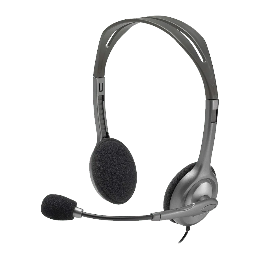 هدست لاجیتک Logitech Headset H110 Ag Dark Grey | فروشگاه گیمینگ تکاف