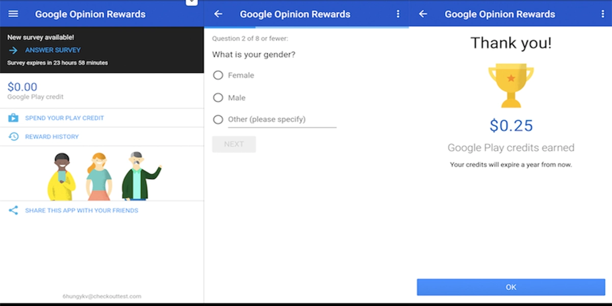 Google Opinion Rewards