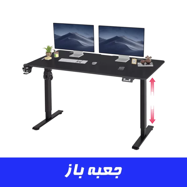 ميز گيمينگ گیم مکس مدل GAMEMAX D140 CARBON EC MOTORIZED (جعبه باز)