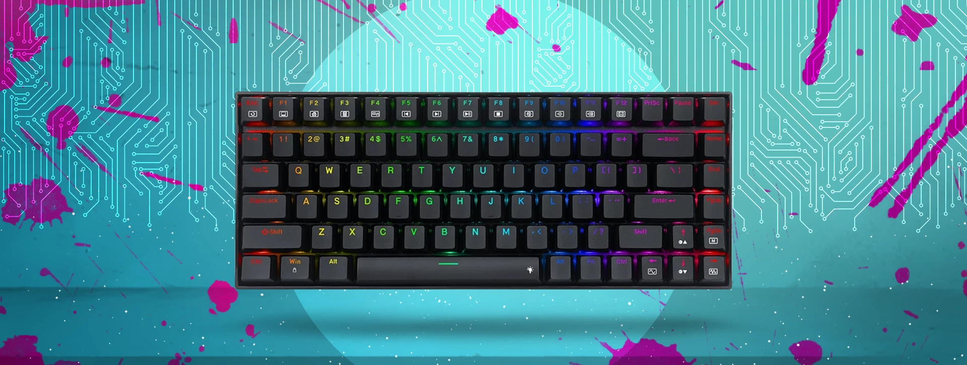 کیبورد مکانیکال گیمینگ ردراگون PHANTOM K629 RGB