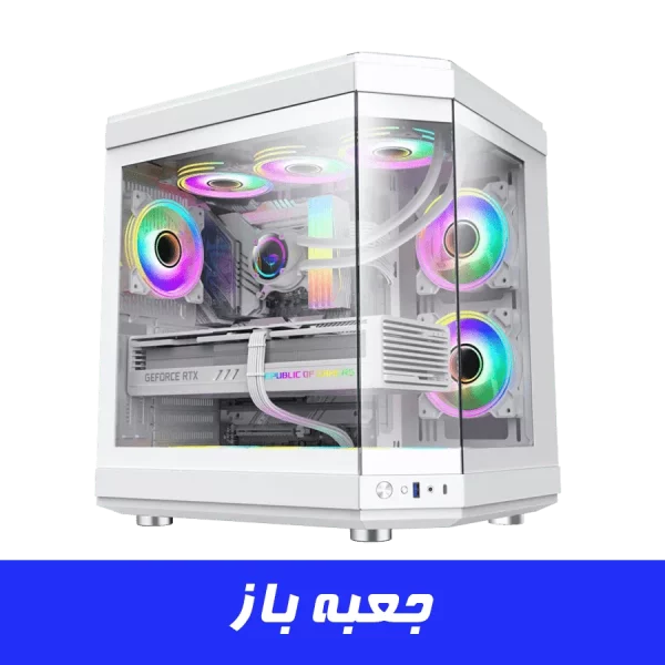 کیس گیمینگ گیم مکس GAMEMAX HYPE White سفید (جعبه باز)