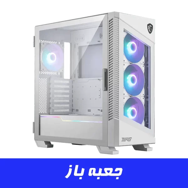 کیس گیمینگ ام اس ای مدل MSI MPG VELOX 100R White (جعبه باز)