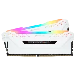 حافظه رم دسکتاپ دو کاناله Corsair مدل VENGEANCE RGB PRO 32GB 3200 White