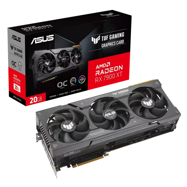 کارت گرافیک ایسوس RX 7900 XT TUF OC 20GB