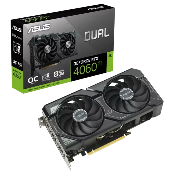 کارت گرافیک ایسوس Dual RTX 4060 Ti OC 8GB SSD